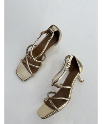 Tacón Leona Dorado 2