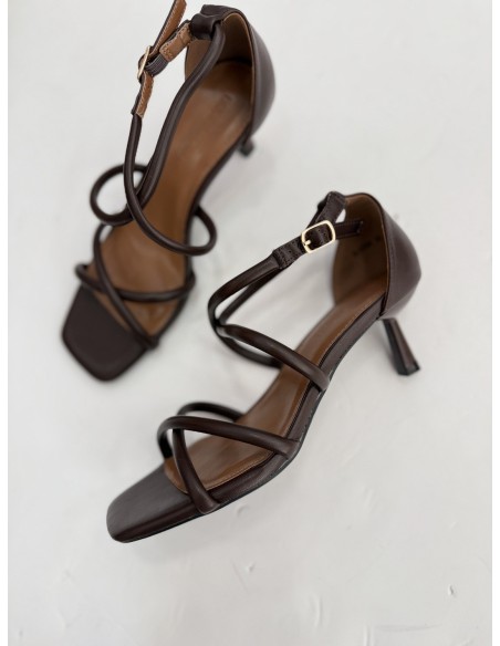 Tacón Leona Marrón