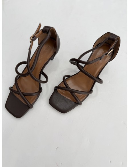 Tacón Leona Marrón