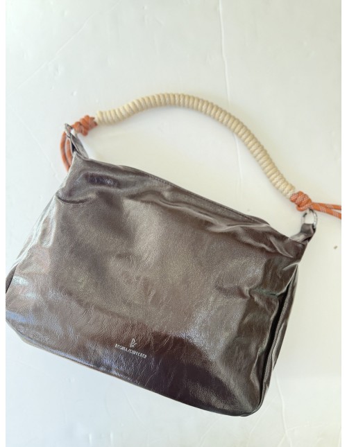 Bolso Vinilo Marrón