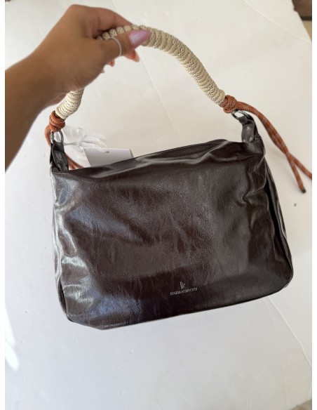 Bolso Vinilo Marrón