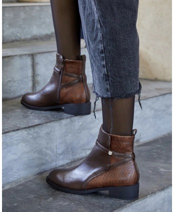 Botín Roxane Marrón