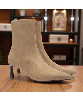 Botín Carolina Beige 2