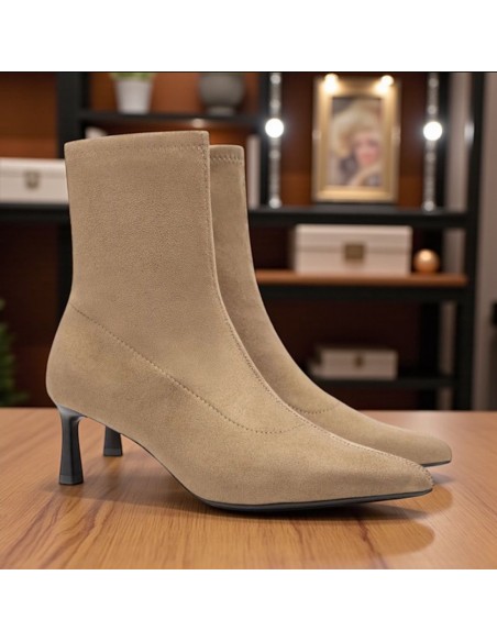 Botín Carolina Beige