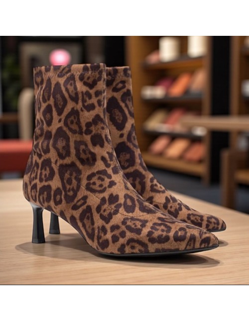 Botín Carolina Leopardo