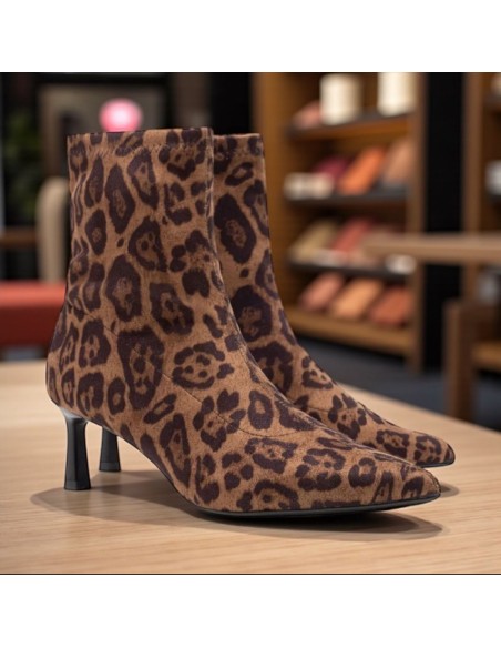 Botín Carolina Leopardo