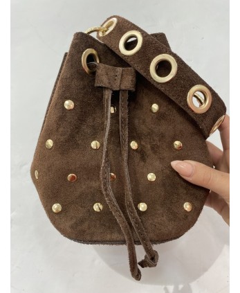 Bombonera Piel Marrón