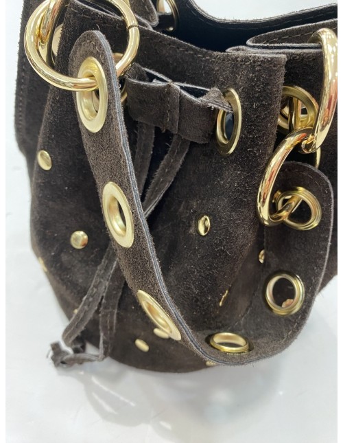 Bombonera Piel Marrón