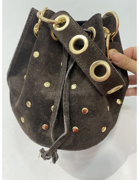 Bombonera Piel Marrón