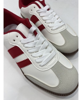 Deportiva Salsa Blanco y Rojo 2