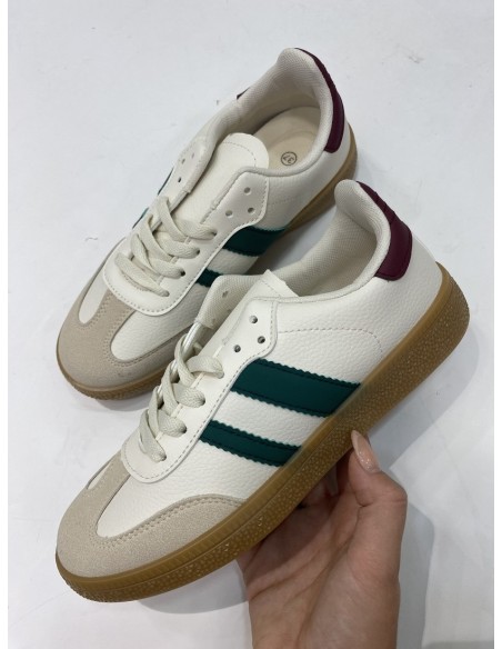 Deportiva Ronda Beige y Verde