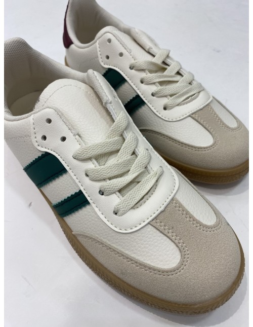 Deportiva Ronda Beige y Verde