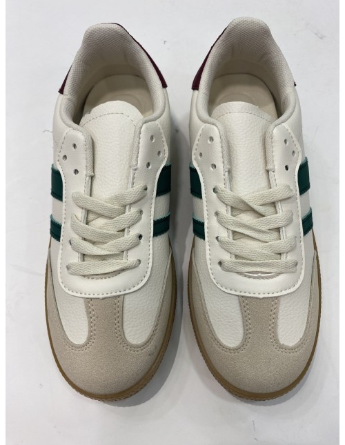 Deportiva Ronda Beige y Verde