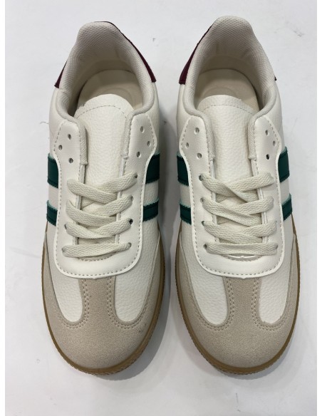 Deportiva Ronda Beige y Verde