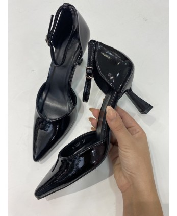 Tacón Julia Negro Charol