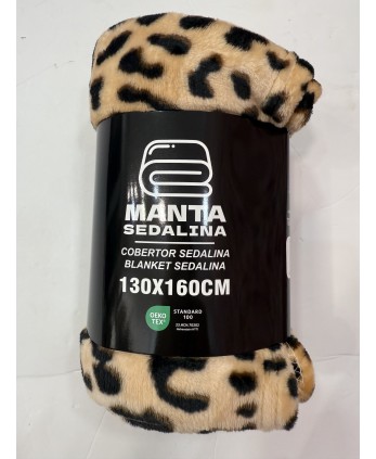 Manta Leopardo 130x160cm