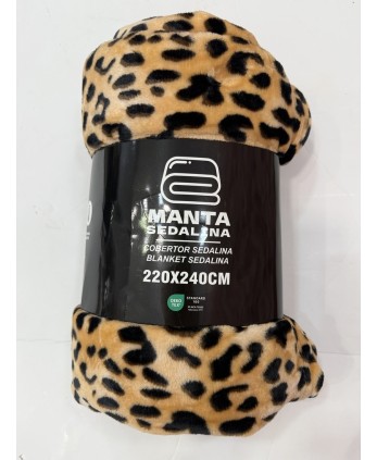Manta Leopardo 220x240cm