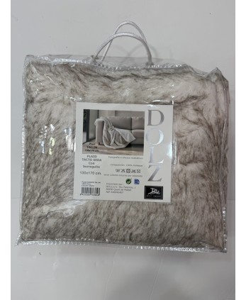 Manta Tacto Seda Reversible 130x170cm