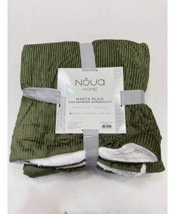 Manta Reversible Verde 130x160cm