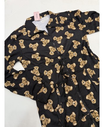 Bata Osito Negra XXXL