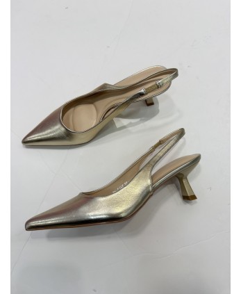 Tacón Claudia Dorado