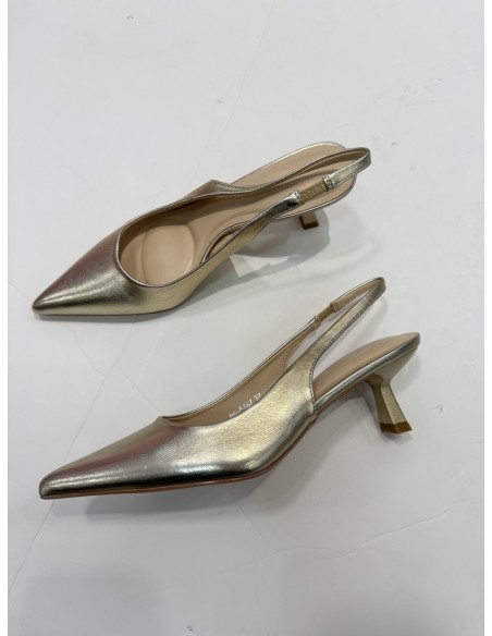 Tacón Claudia Dorado