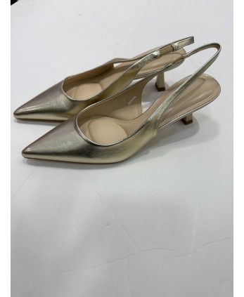 Tacón Claudia Dorado 2