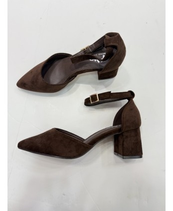 Tacón Melania marrón