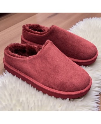 Zapatilla Pelo Burdeos