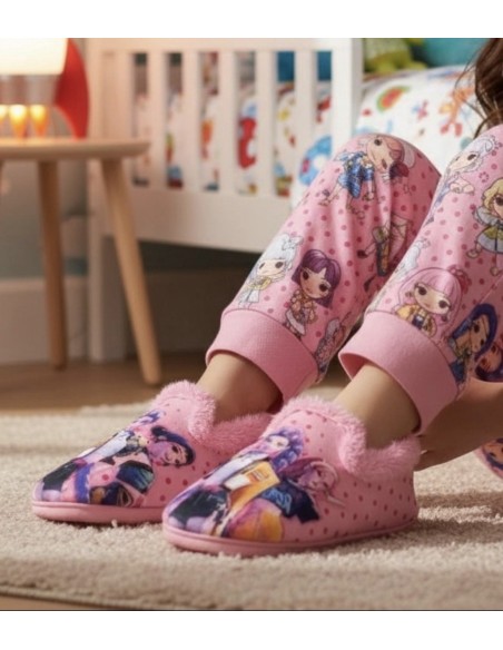 Zapatillas KPOP infantil rosa