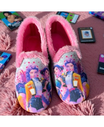 Zapatillas KPOP infantil gris 2