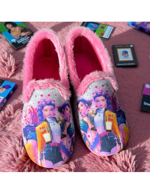 Zapatillas KPOP infantil gris