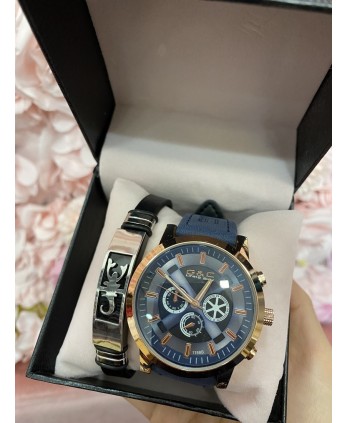 Reloj+pulsera ANIMAL azul