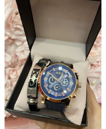 Reloj+pulsera ANIMAL azul 2