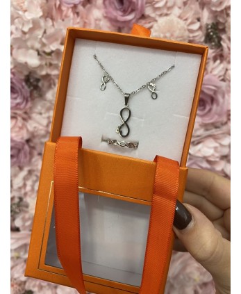 Conjunto INFINITO plata