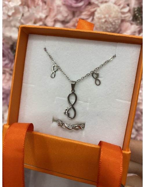 Conjunto INFINITO plata