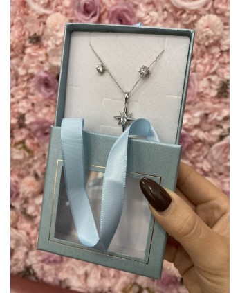 Conjunto BRILLANTE plata 2