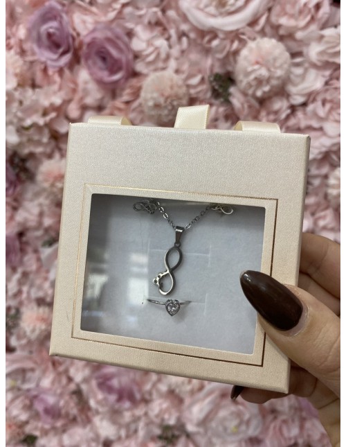 Conjunto SIEMPRE plata