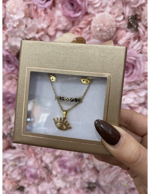 Conjunto OJO dorado