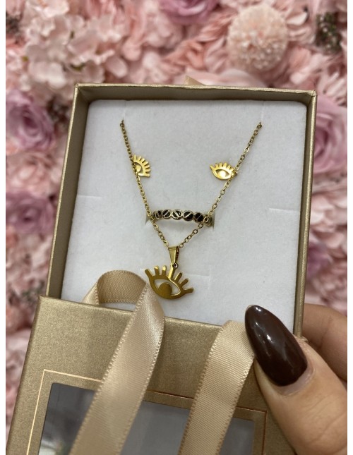 Conjunto OJO dorado