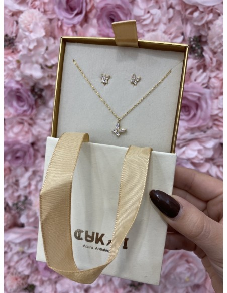 Conjunto MARIPOSA dorado