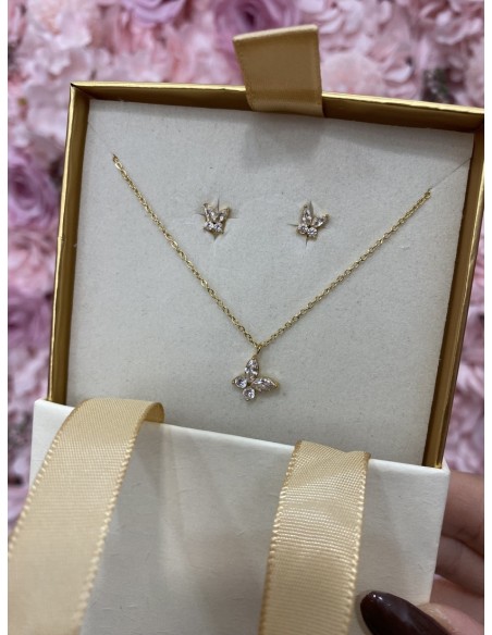 Conjunto MARIPOSA dorado
