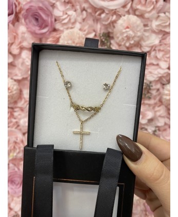 Conjunto CRUZ brillo