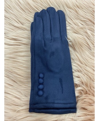 Guantes azul marino