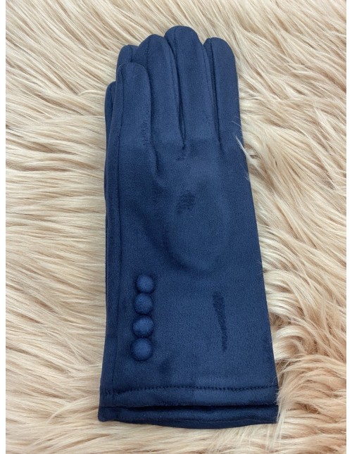 Guantes azul marino