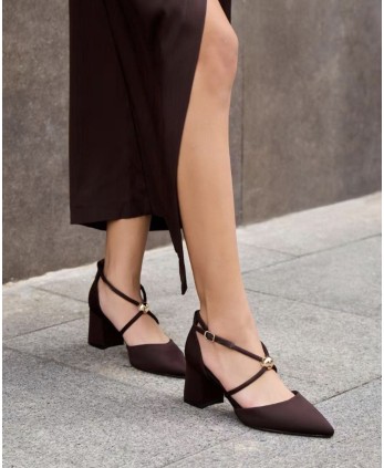 Tacón Nieves Marrón