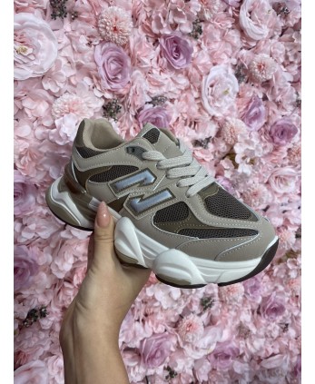 Deportiva Claudia marrón combi 2