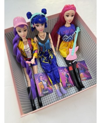 Caja 3 muñecas k-pop