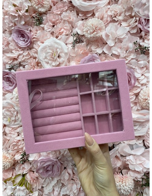 Joyero rosa pequeño