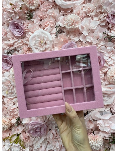 Joyero rosa pequeño